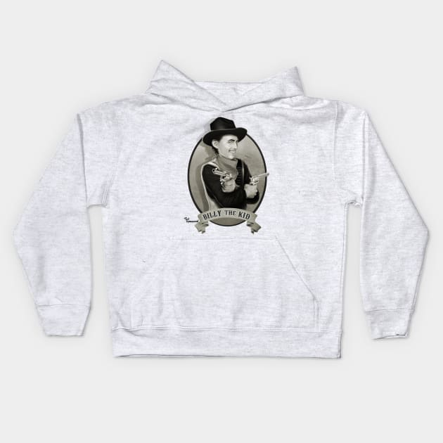 Billy the Kid Kids Hoodie by ted1air